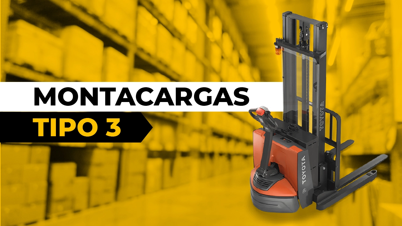 Montacargas-tipo-3 Montacargas tipo 3 Montacargas apilador Montacargas eléctrico