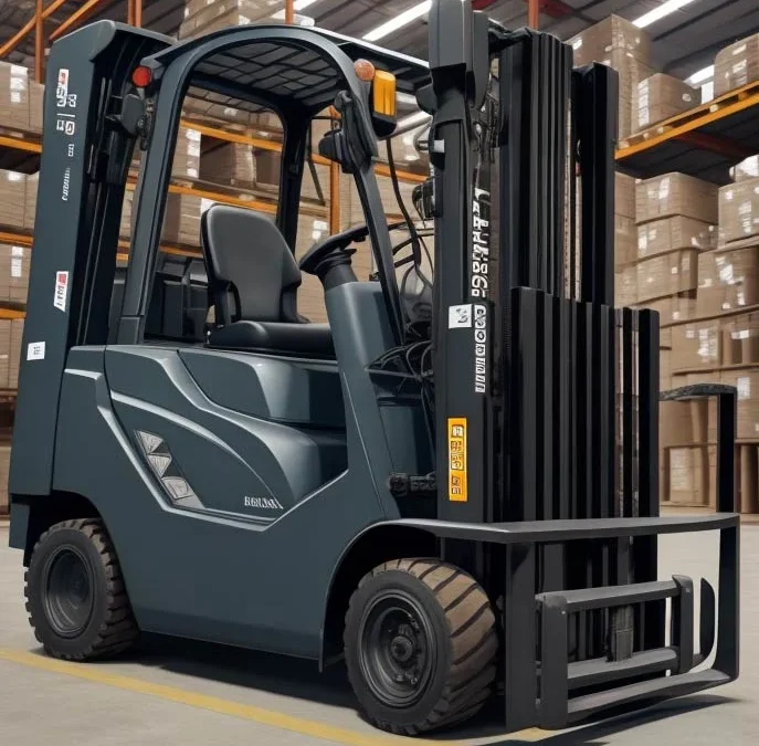 Grua horquilla contrabalanceada